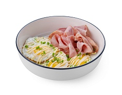 Яичница с ветчиной